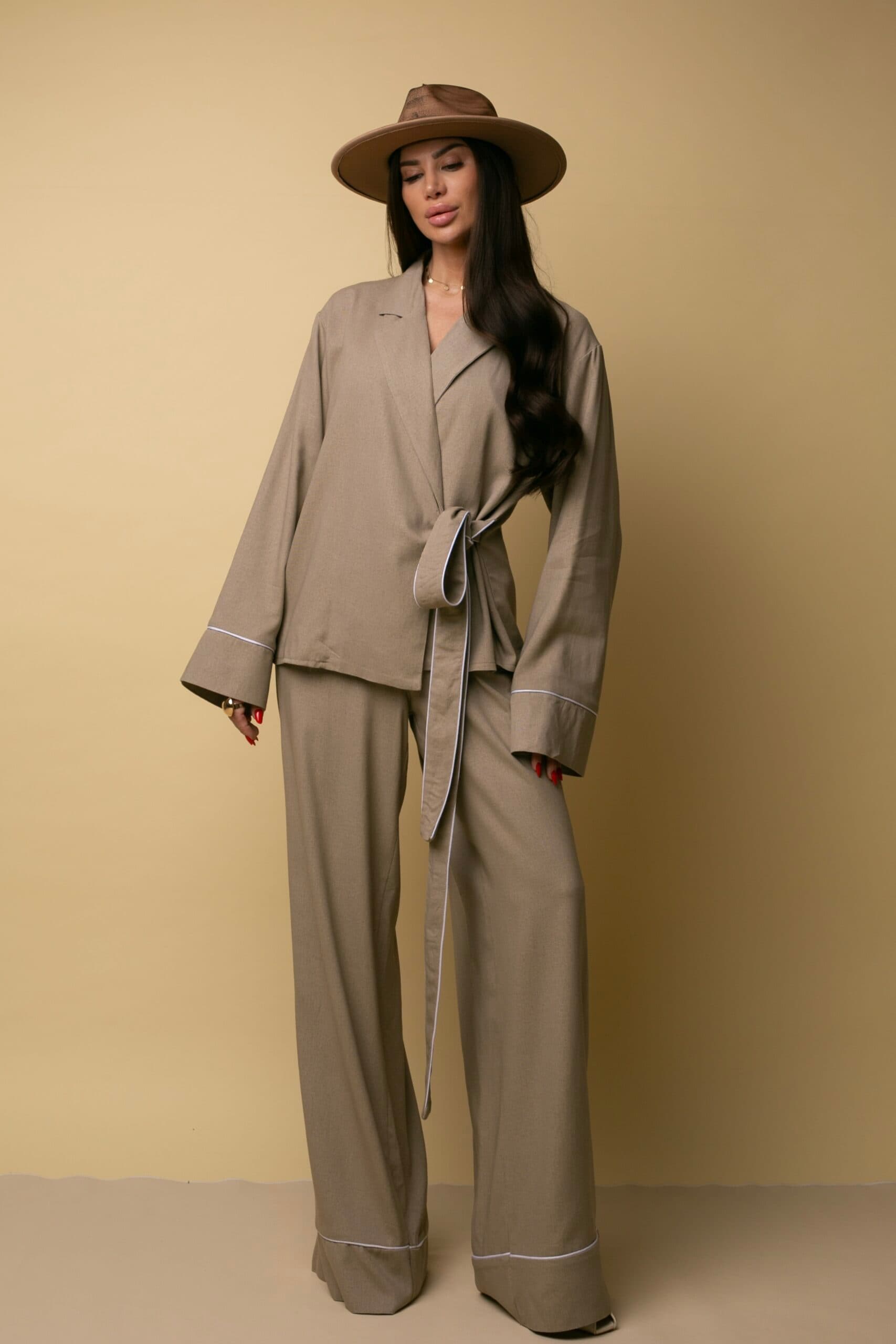 Costum LINEN Hippie — imagine 3