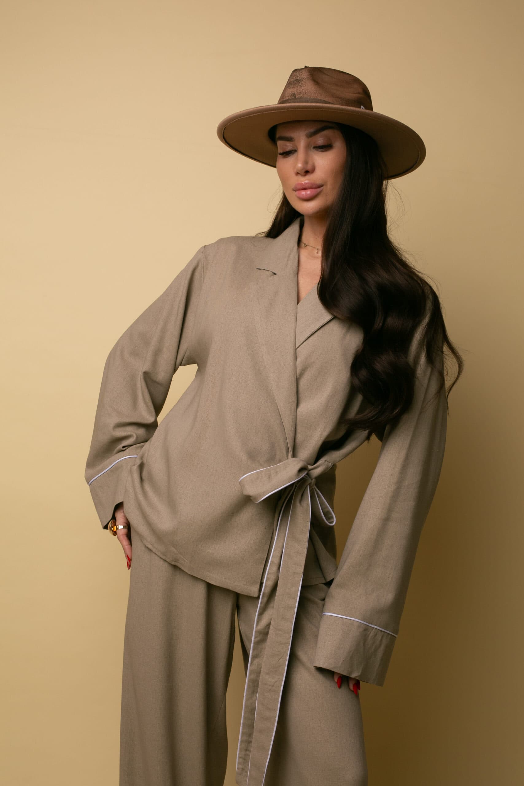 Costum LINEN Hippie — imagine 6