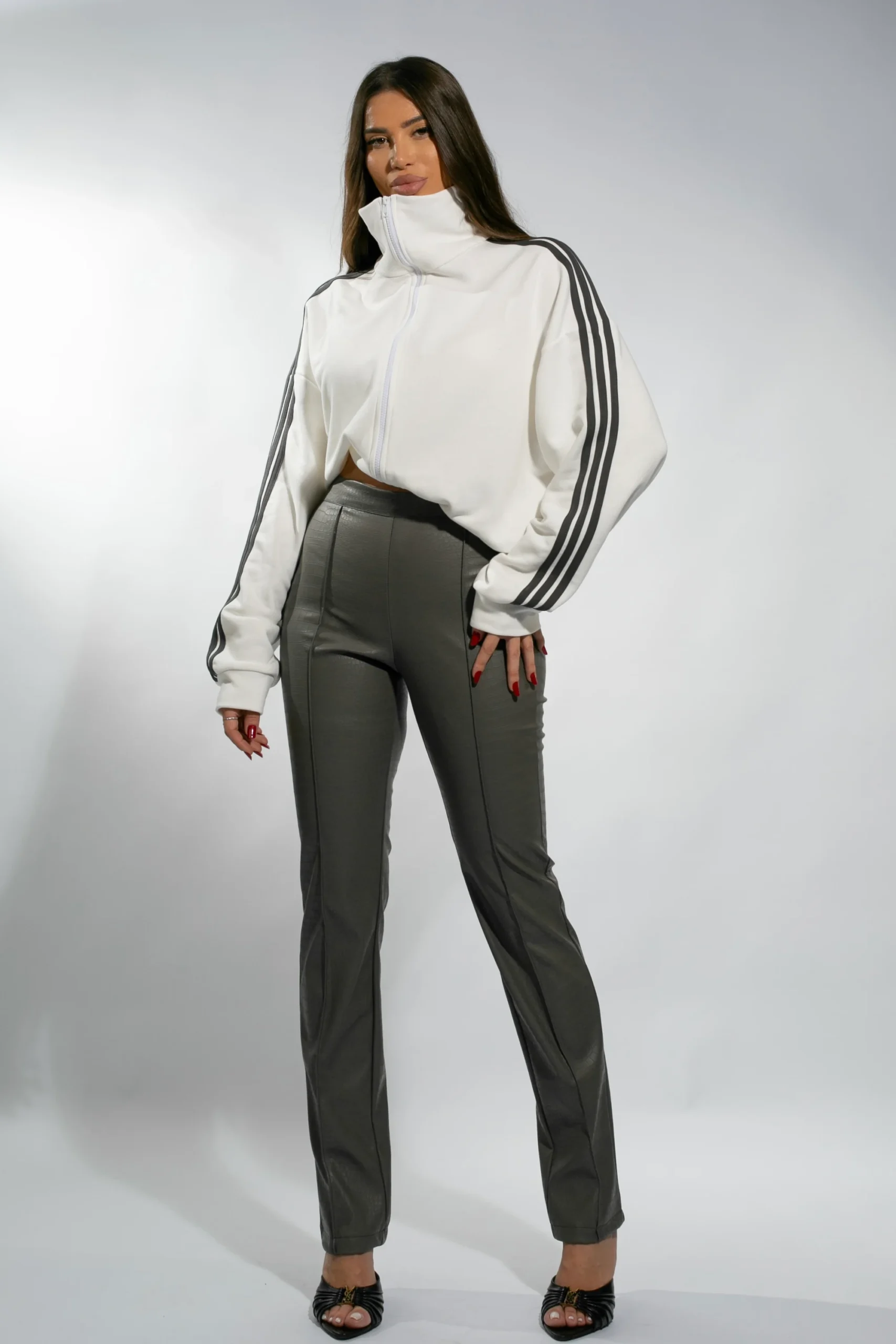 Pantalon Crocs Grey Slim — imagine 6