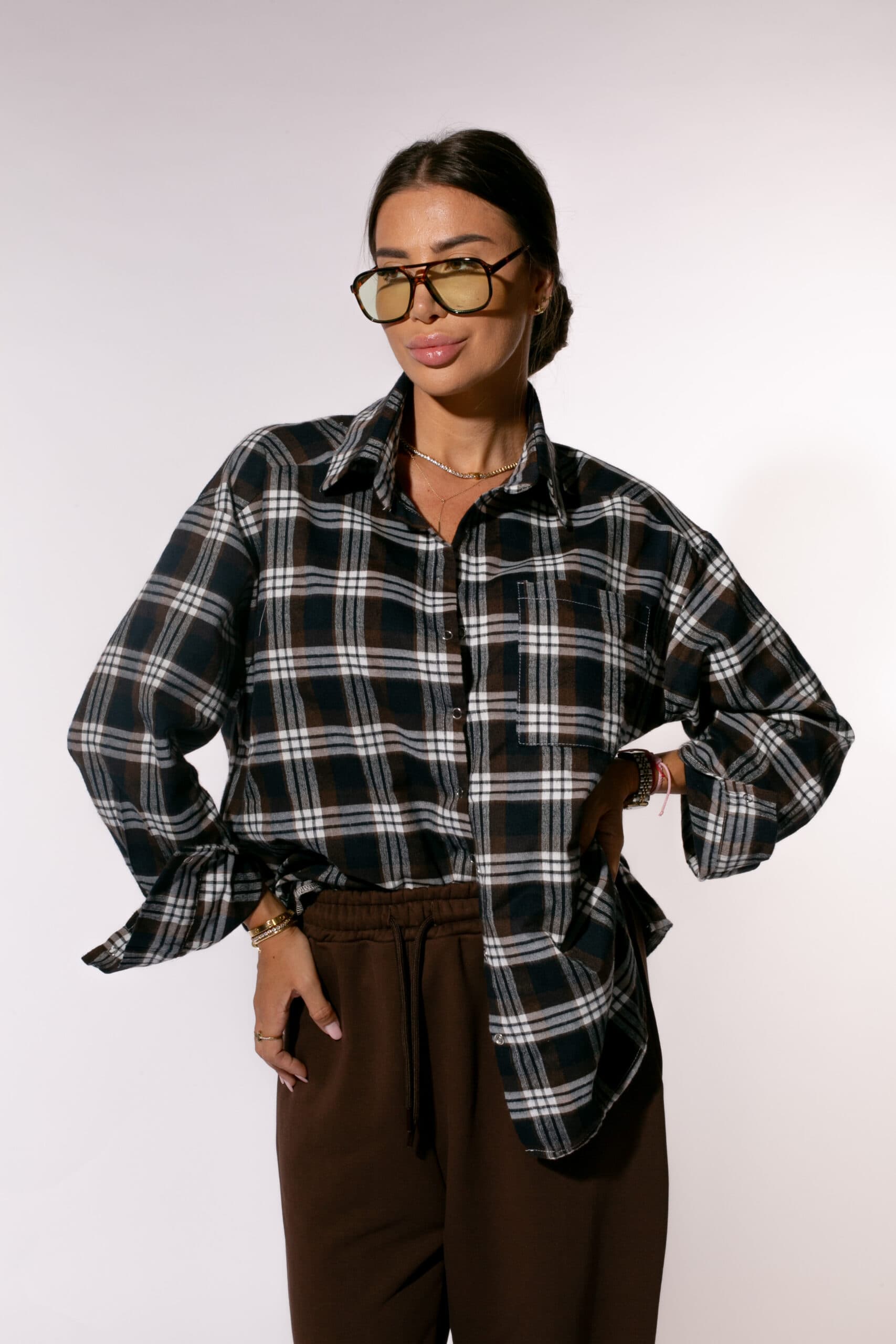 Camasa Trend Brown — imagine 1