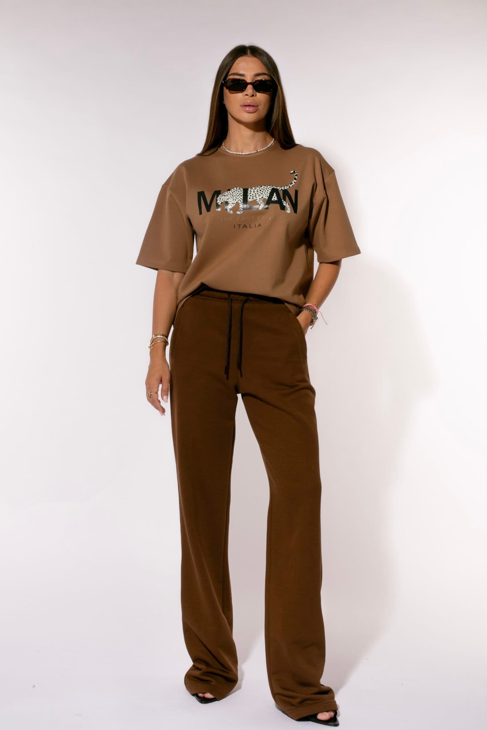 Pantalon Casual Camel — imagine 4