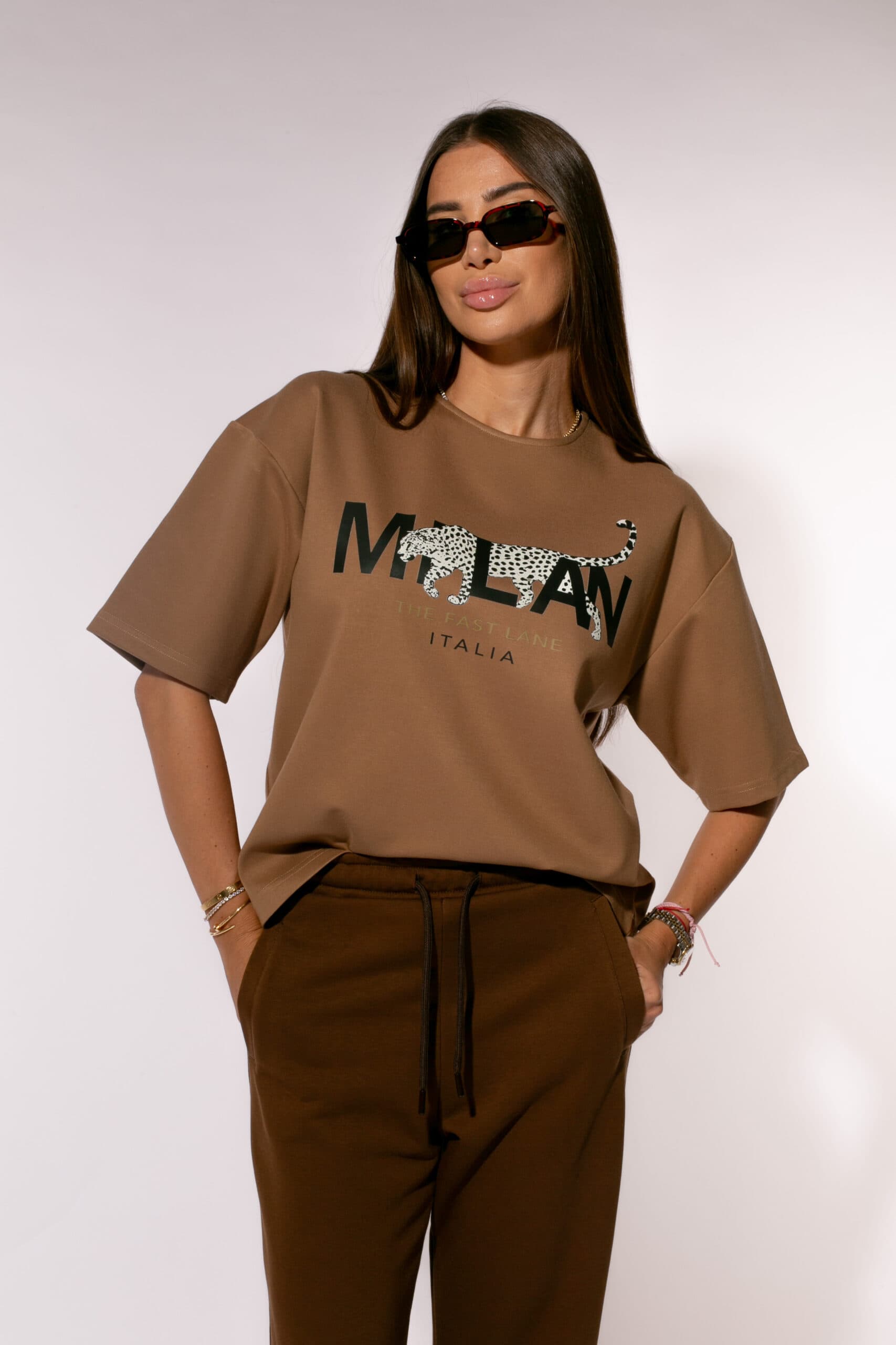 Pantalon Casual Camel — imagine 2