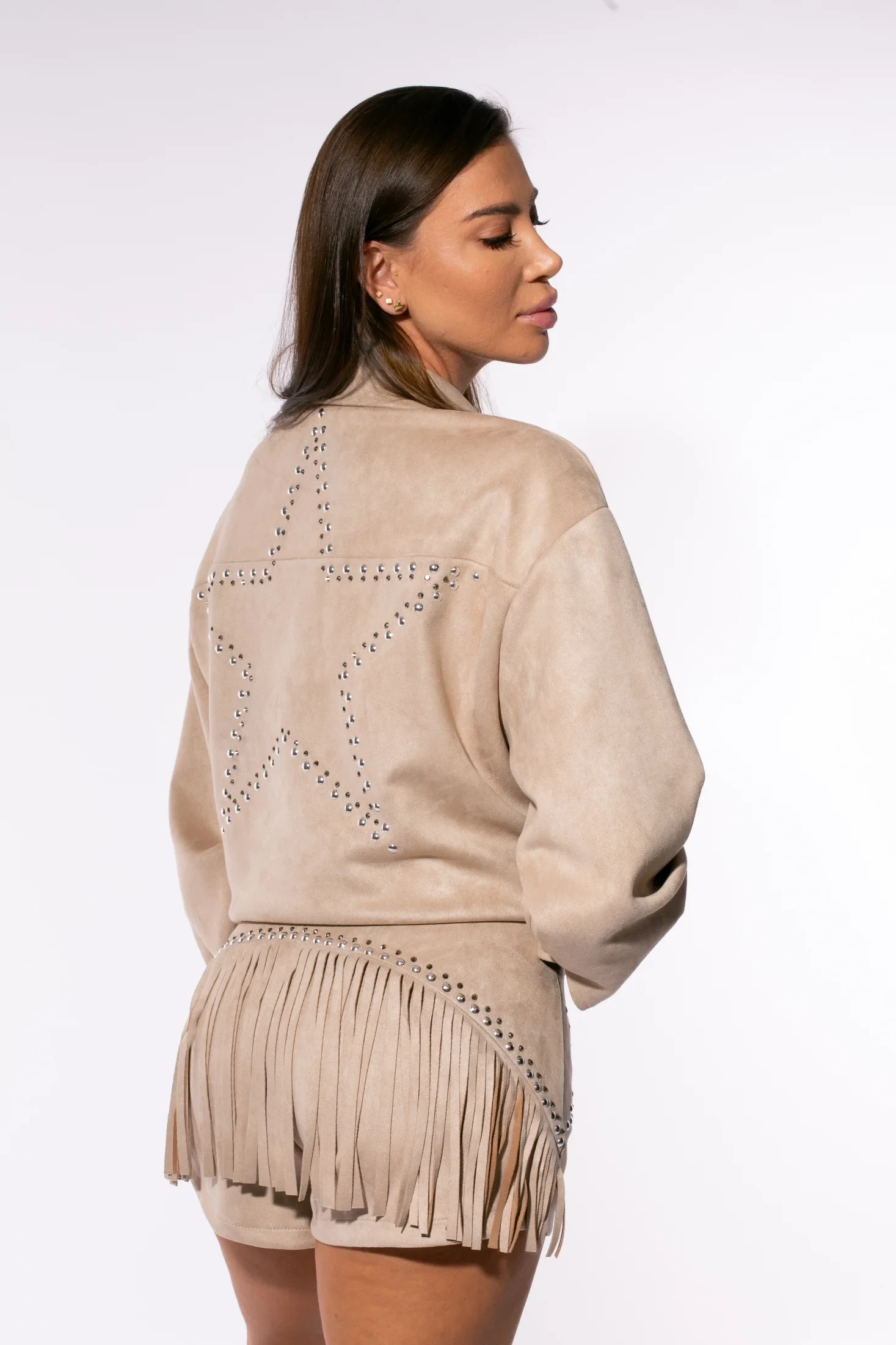 Camasa Suede Beige — imagine 5