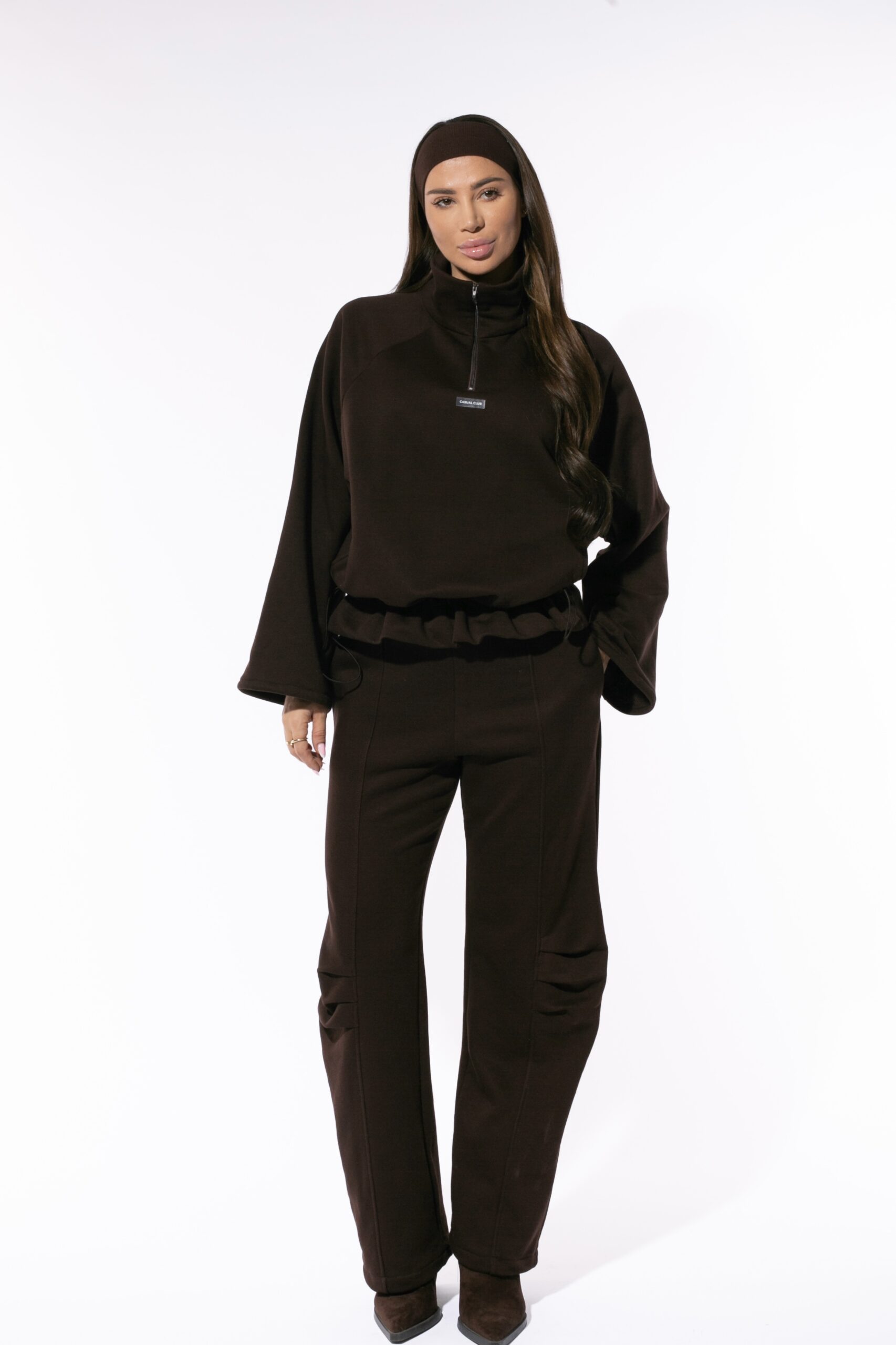 Costum Casual Brown Club — imagine 2
