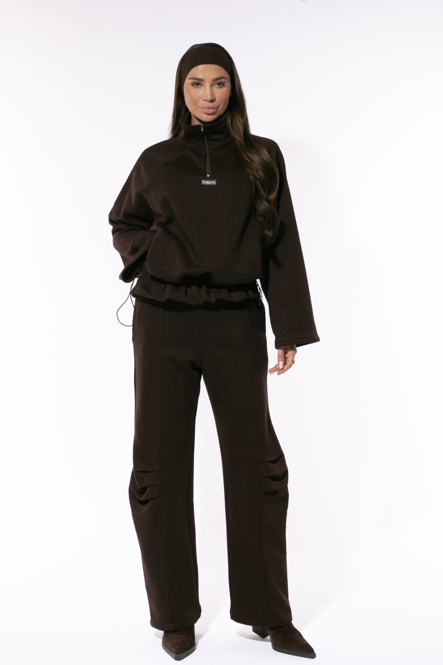 Costum Casual Brown Club — imagine 4